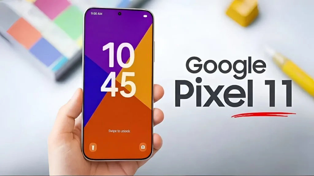 Google Pixel 11 leaked design render